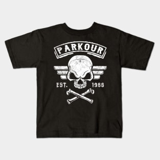 PARKOUR - FREERUNNING - TRACEUR Kids T-Shirt